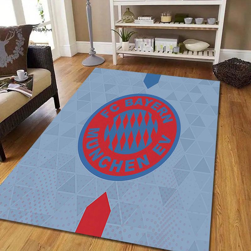 Millwall Football Club Flannel Pattern Square Carpet,Area Rug,Carpet Rug for Living Room Bedroom Sofa Playroom Decor,Non-slip Floor Mat