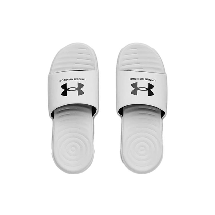 Under Armour Ansa Fixed Slide 'White Black' 3023761-103