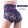 3Pieces/Lot High Waist Light Sexy Elastic Lace Women's Panties, Pure Cotton Crotch Comfortable Non-marking Breathable Lightweight Underwear Briefs