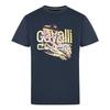 Cavalli Class Mens Slashed Logo T-Shirt