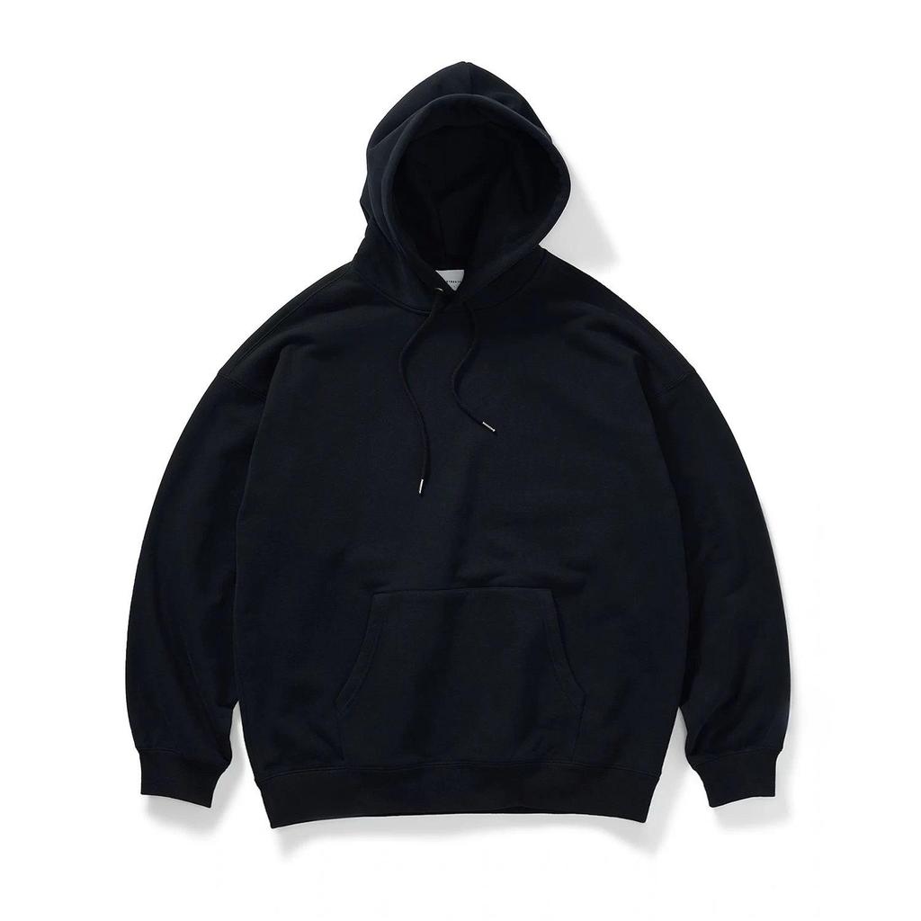 Unisex Black Loose-Fit Fleece Hoodie - Classic American Style for Fall/Winter