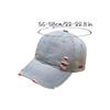 Vintage Denim Baseball Hat for Women Streetwear Hip Hop Holes Snapback Cap Summer Outdoor Sunshade Visors