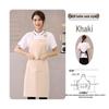 Custom Logo Waterproof Stain-resistant Solid Color Waist Apron for Kitchen and Work
