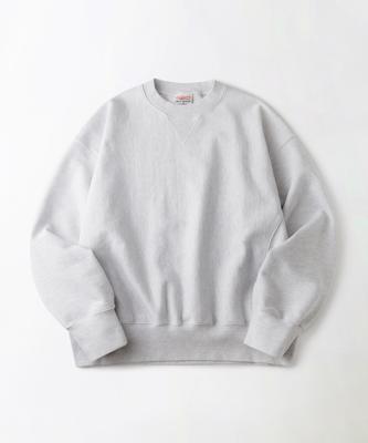OUTSTANDING Reverse Heavy Sweat_1%Melange Gray