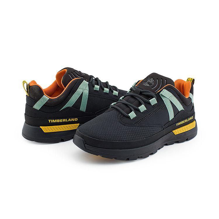 Timberland Round Toe Comfortable Durable Breathable Low Top Hiking Shoes Men Hiking Shoes Black A6AZDM