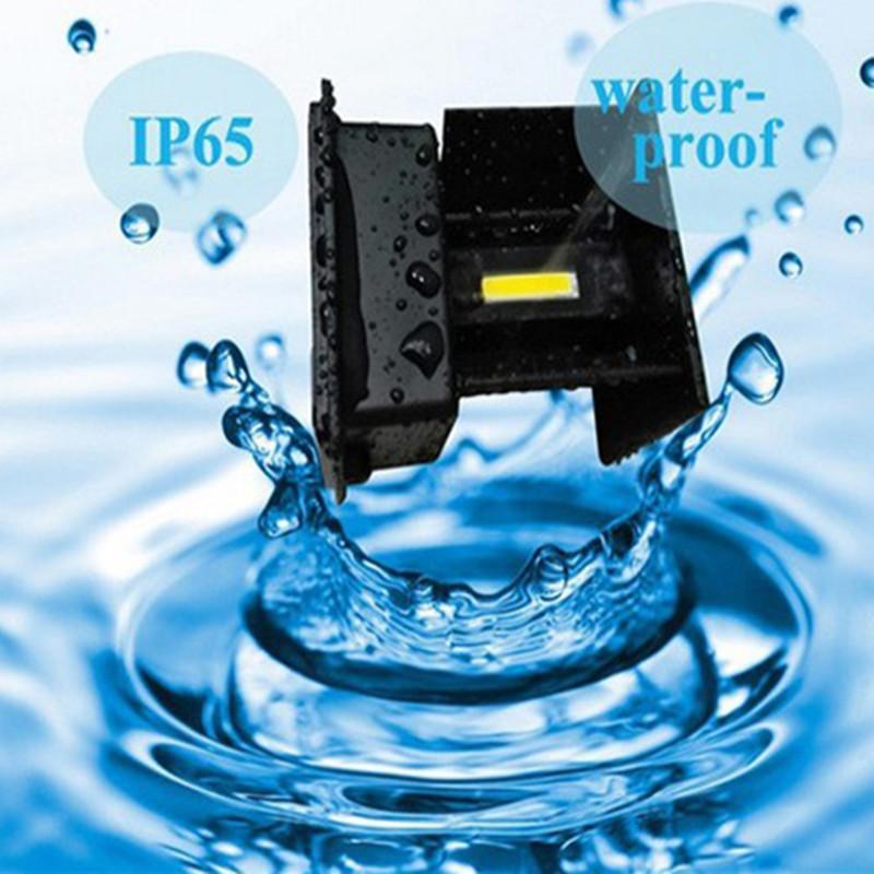 Adjustable 12W LED Wall Lamp AC85-265V COB Waterproof Aluminum Cube Outdoor Porch Wall Light