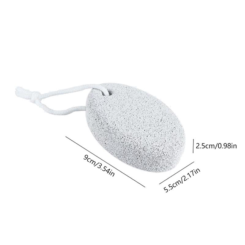 

3Pcs Natural Pumice Stone Foot Callus Remover for Dead Skin Gentle Pedicure Tool Home Exfoliation for Smooth Skin Foot Care сірий колір