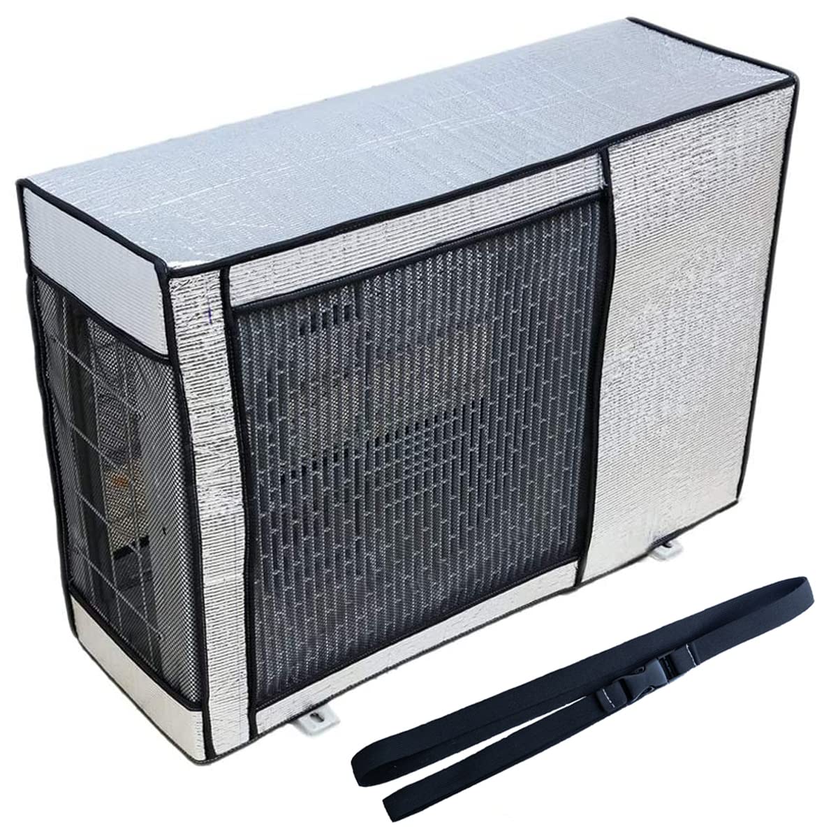 

Yixintech Air Conditioner Outdoor Unit Cover with Fixing Protective Cover for Outdoor Unit from and Prevents Deterioration and Aluminum Foil No
