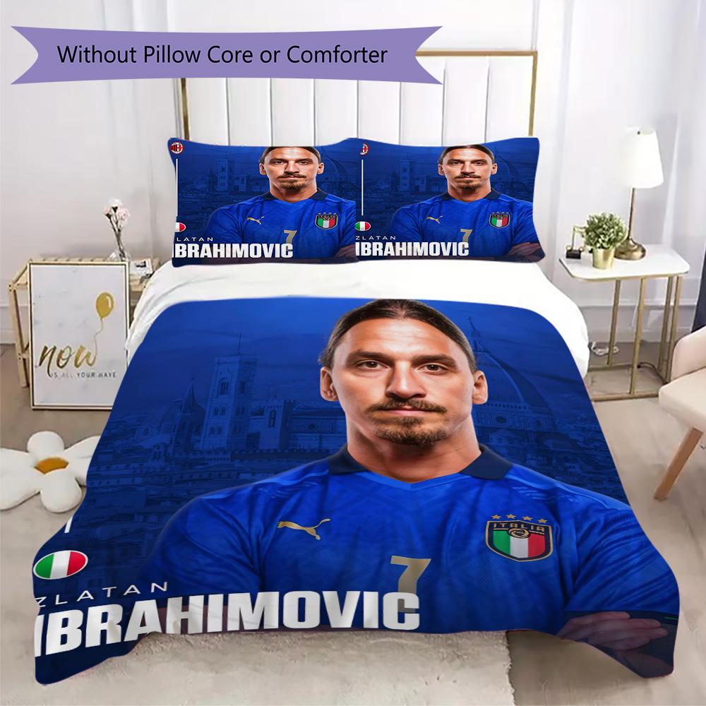 Former Associazione Calcio Milan athlete Zlatan Ibrahimović Home Decoration Soft Bedding Down Pillowcase Duvet Cover (without core) 1