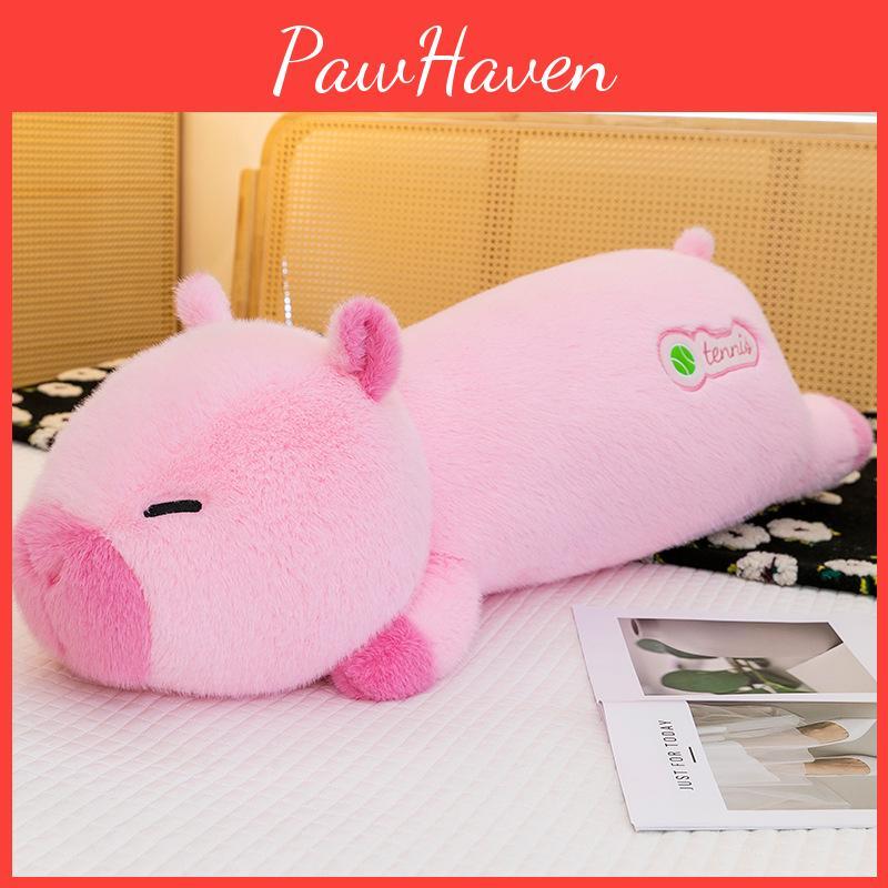 Toy Capybara Plush Pillow Cushion Leg Clamp Doll Bedroom Decor Kids Girls Teens