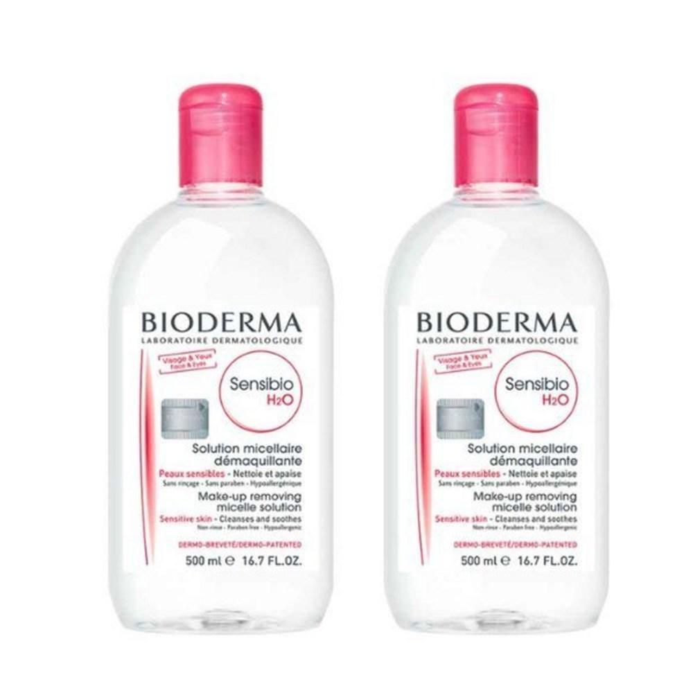 

Bioderma Sensibio H2O Очищающая вода 500 мл x 2 упаковки