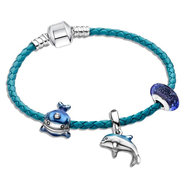 Love You Forever Beads Charm Bracelets Elegant Silver Color Snake Chain Bracelets For Women Lover Jewelry Gift Special Offer