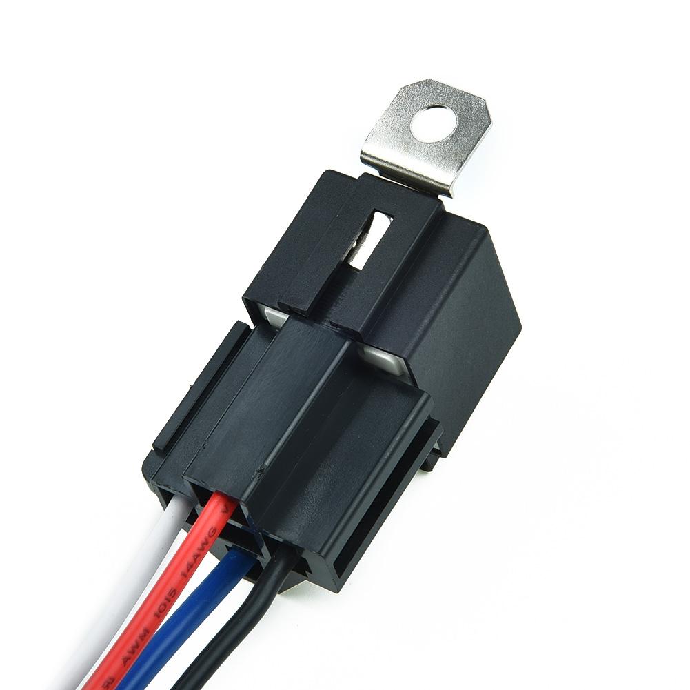 1 Set Relay Fittings With Socket Base/Wires/Fuse Amp