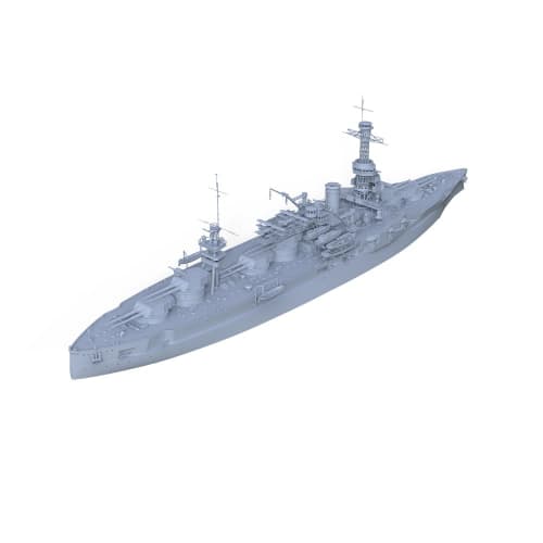 MRY-SFW 1/700 Military Model US BB-32 1927 Wyoming-Class Battleship Naval Base Kit