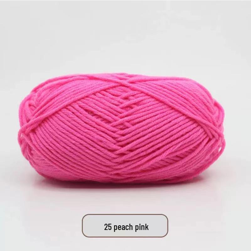 Milk Cotton Yarn Pack for DIY: Medium-Thick Scarf, Crochet Slippers, Handmade Knitting Bags