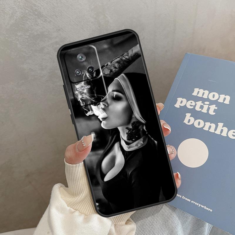 

Nun Girl Sexy Style Case For Xiaomi 15 14 Ultra 13T 14T 15T Pro 17 Pro Max POCO X7 X3 X5 X6 F5 F6 F7 F8 Pro Cover POCO F8 Pro