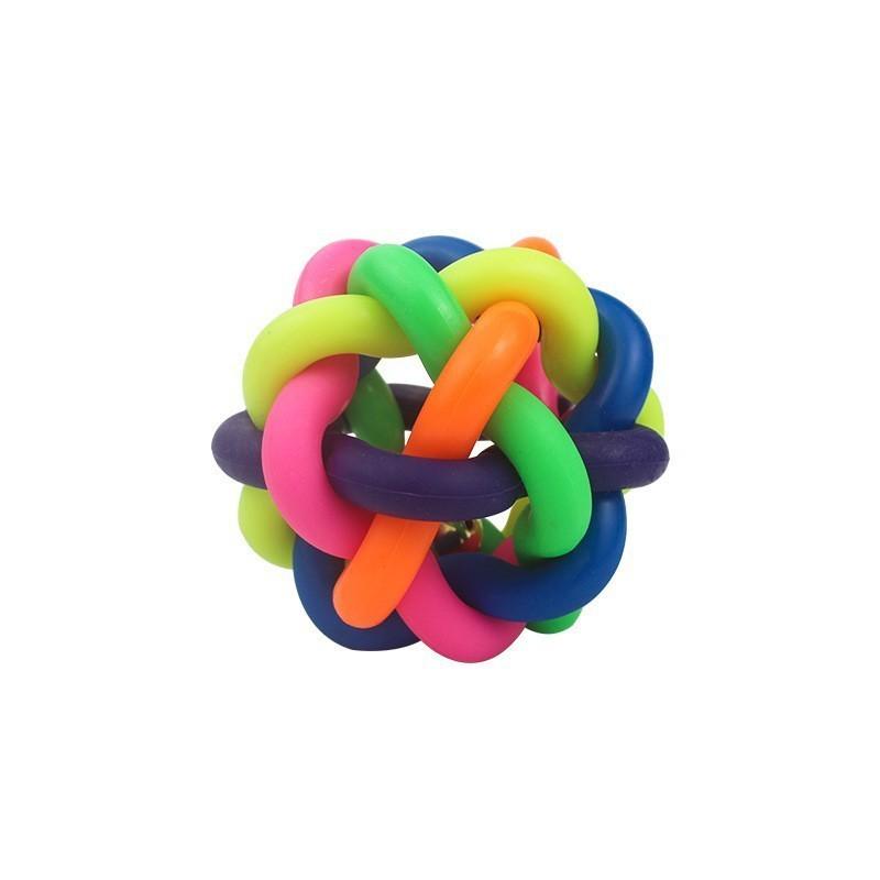 Pet Toy Ball With Sound Features Durable Plastic Material For Pets Playtime