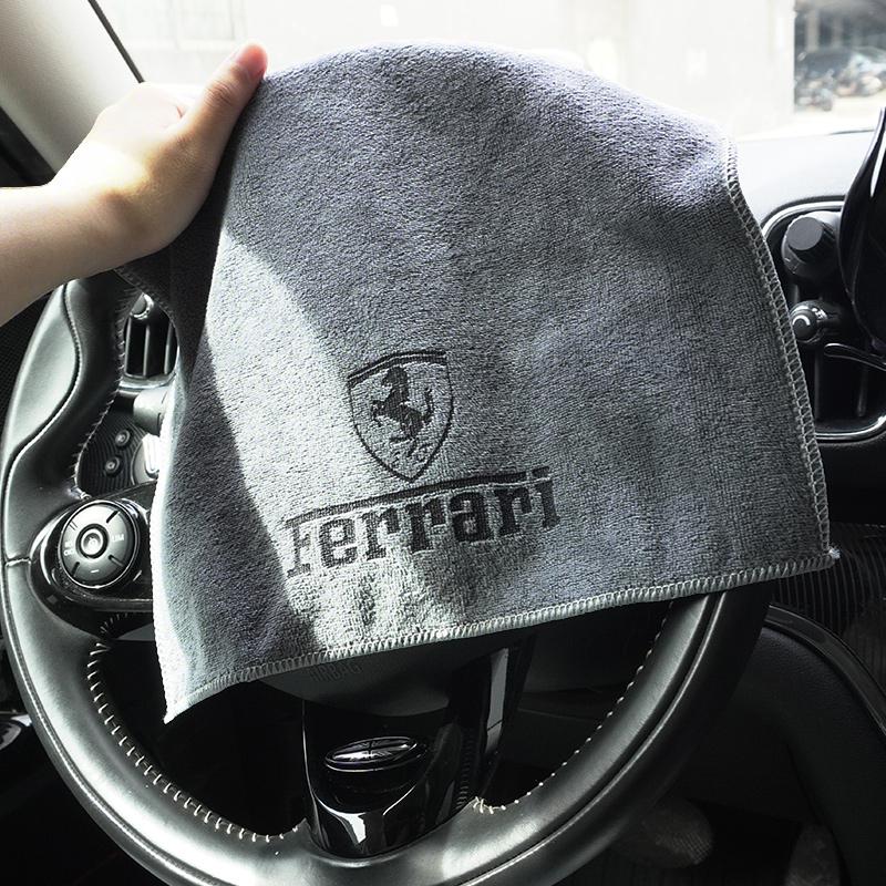 For Ferrari F430 488 458 F12 Suede Towels Glass Cleaning Towels Without Water Marks Rearview Mirror Cleaning Towels Car Interior NBA1
