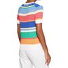 Polo Ralph Lauren Letter Logo Striped Short Sleeve Knit Top Women Tops 211792406-001
