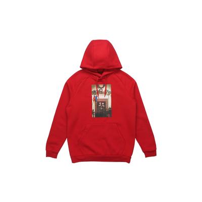 Jordan Felpa con cappuccio pullover Jumpman Chimney da uomo Rossa CT4886-687