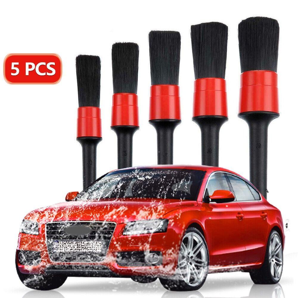 

Многофункциональная щетка для детейлинга автомобилей Мягкая щетка для мытья деталей щетка 5X для колес автомобиля