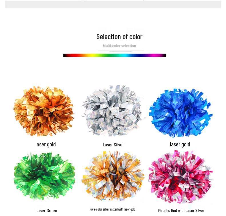 All-Star League Style Cheerleading Pompons & Handblumen