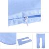 1Pc Women Pregnant Arm Body Supporter Sleeping Pillow Cover U Shape Cushion Cover (Blue)