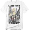 Popfunk Sesame Street Raised On the Street T-Shirt, White