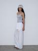TEXT ROOM Roser Cotton Pants White