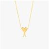 Ami Ujw923 361 902 Ami De Coeur Heart Logo Chain Necklace