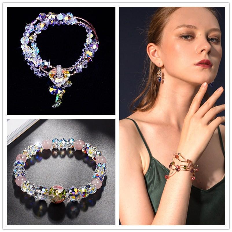 AAA quality 4/6/8mm shiny faceted Austria crystal beads glass beads loose Spacer beads for bracelet necklace earring making DIY