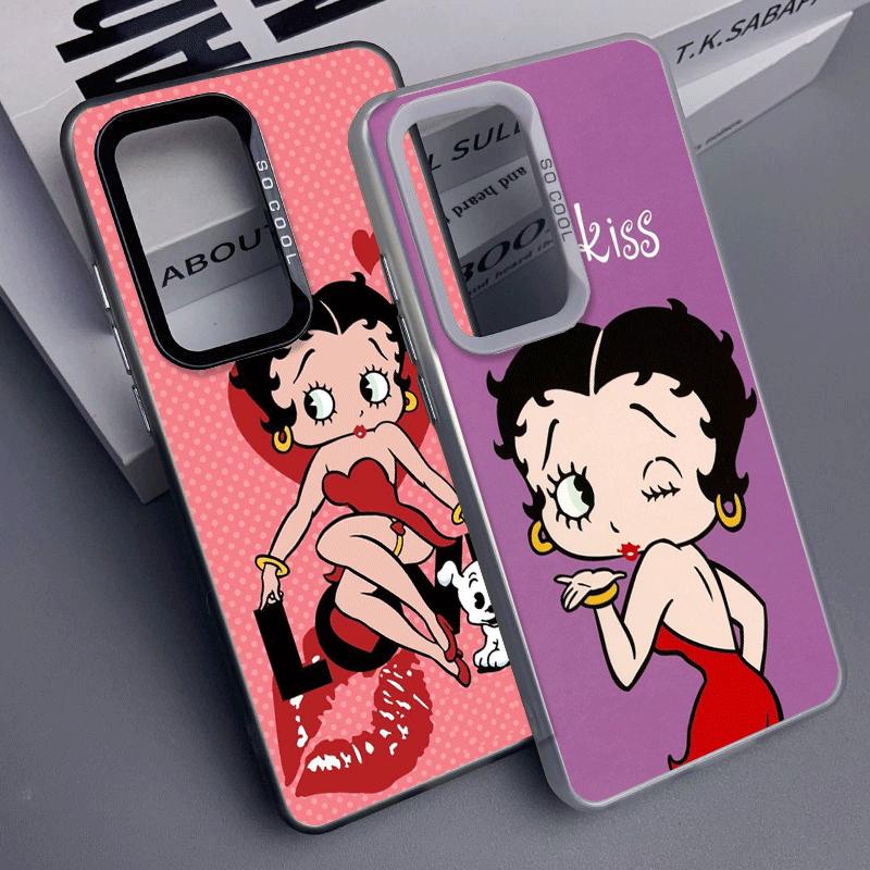 B-Bettys B-Boops Girl Soft Phone Case for Samsung A17 A16 A15 A14 A13 A57 A56 A55 A54 A53 A37 A36 A35 A34 A33 A26 A25 A24 A23 A5