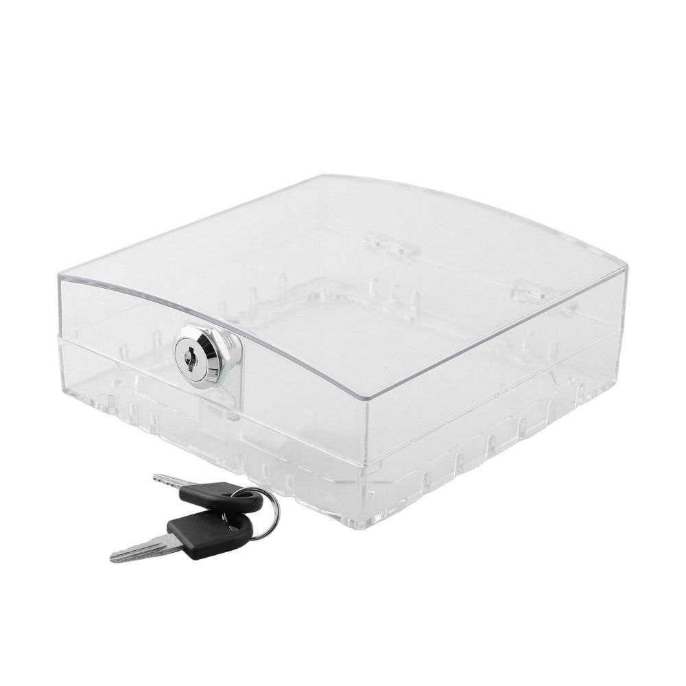 Acrylic Lockable Thermostat Cover With Keys Thermostat Guard Thermostat Cover  Electrical Equipment