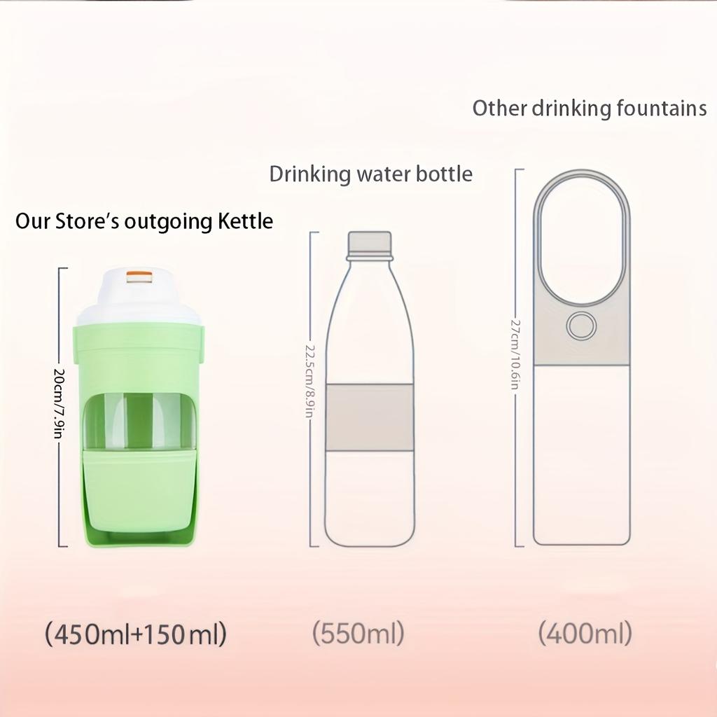 Leak Proof Portable Dog Water Bottle Foldable Travel Cup With Carry Strap Durable Plastic Pet Hydration System For Outdoor Use