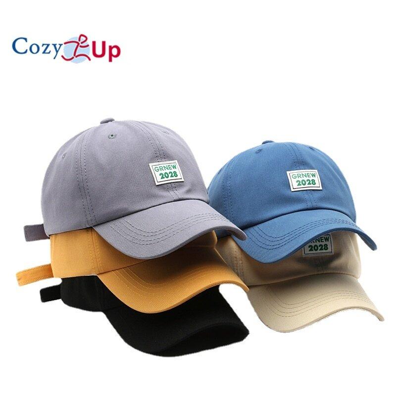 

Cozy Up Винтажная бейсболка Унисекс Мода Назад Пряжка Патч Повседневный Хлопок