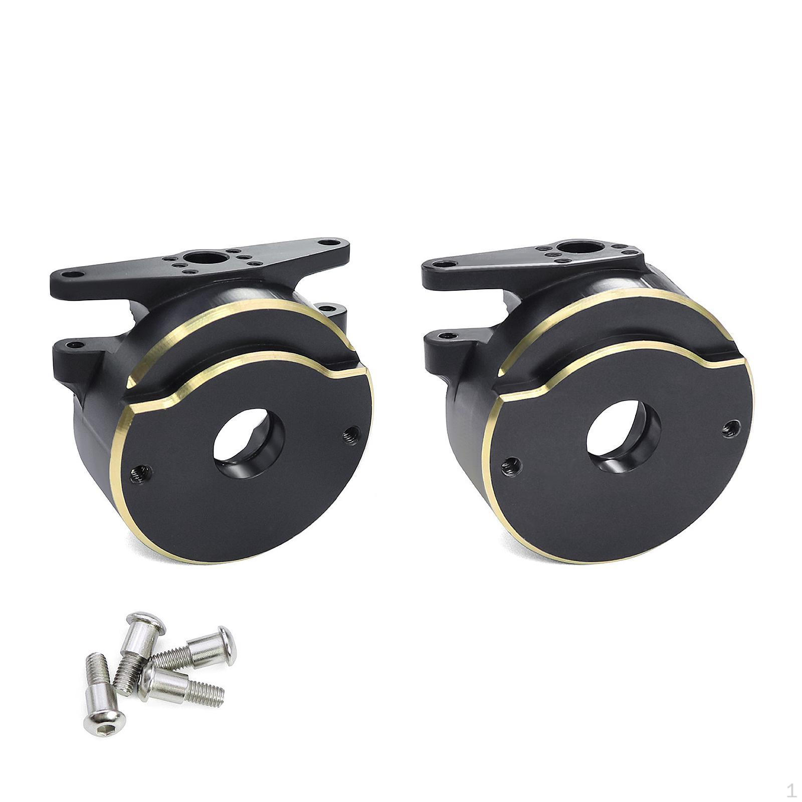 

2 Pieces RC Brass Counterweight Axle Modification Metal Upgrade for 1/10 Front