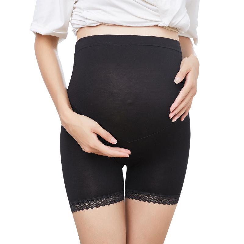 Maternity High Waist Summer Safety Shorts - Lightweight, Anti-Exposure, Fashionable Base Layer for Pregnant Women