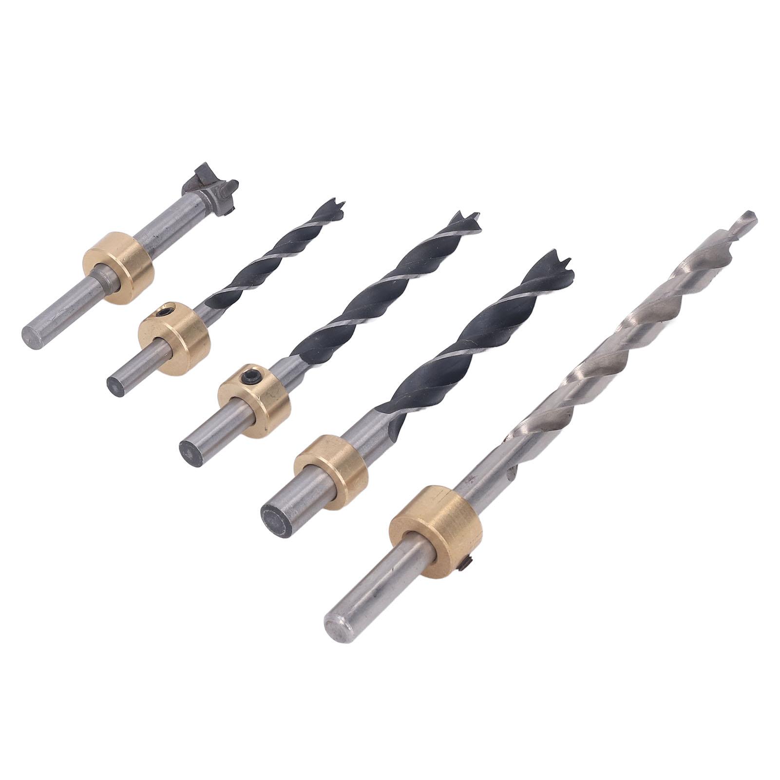 

5 шт. Сверло для косых отверстий, 3 режущие кромки, быстрорежущая сталь, набор инструментов для деревообработки