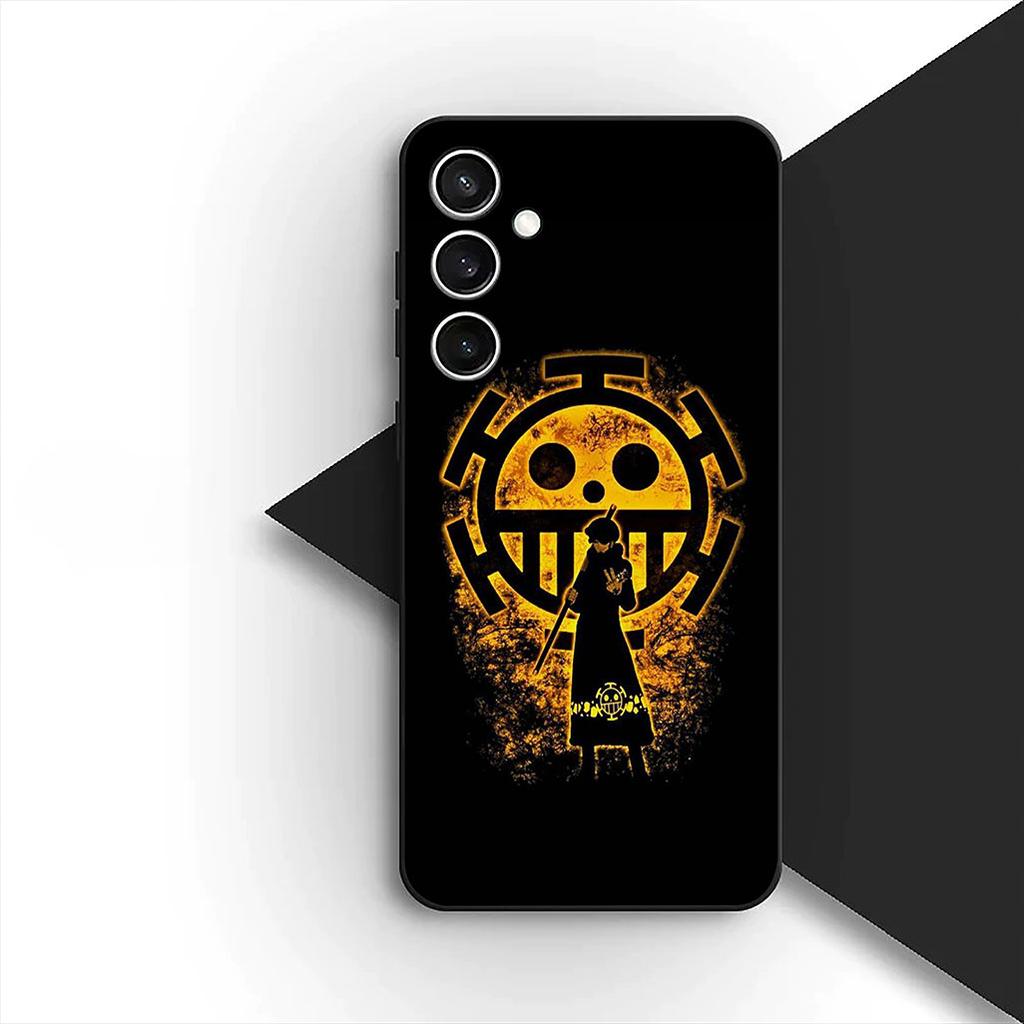 Cover for Samsung Galaxy S20 S22 S21 FE Ultra Plus A07 A17 A15 A16 A25 A57 A37 Phone Case Trafalgar D Water Law One Luffy Pieces
