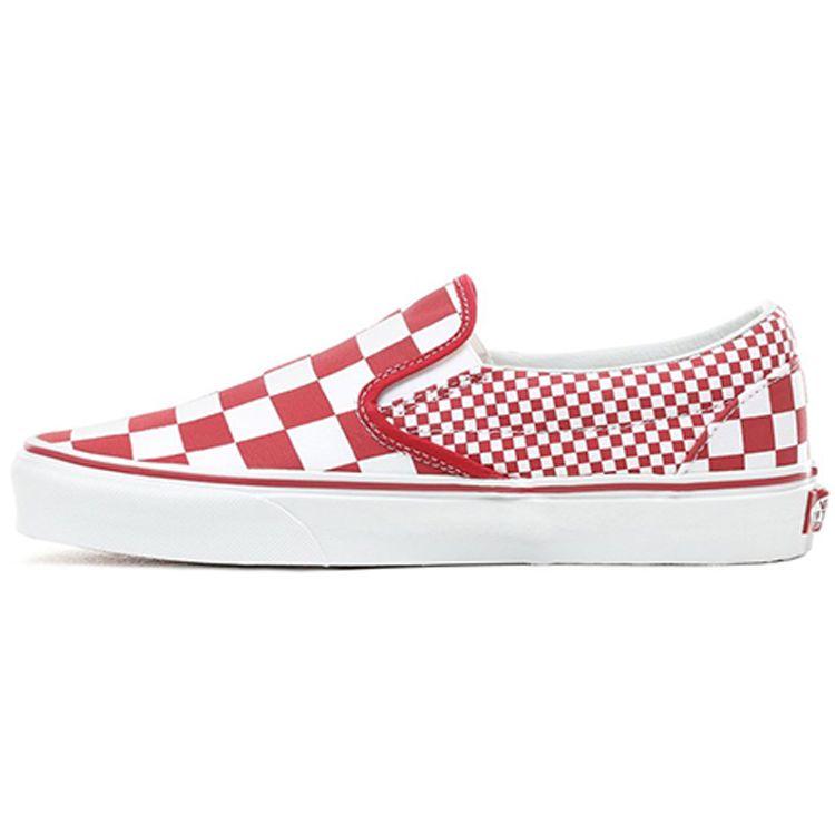 

Кроссовки унисекс Vans Classic Slip-On Red Mix Checker Chili-Pepper True-White VN0A38F7VK5