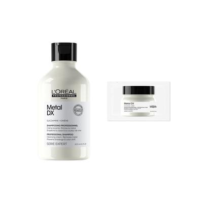 Professionnel Paris Metal DX Shampoo for All Hair Daily Prevents Natural Hair Maintains Beautiful Colored 300mL L'Oréal (Sample Included) Types,