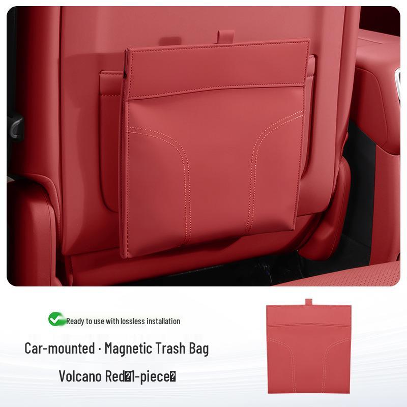 Magnetic Car Seat Back Trash & Storage Bag Organizer