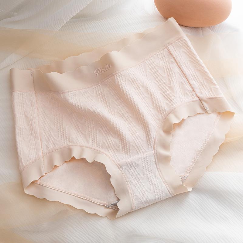 Женские трусики, нижнее белье больших размеров, удобные антибактериальные трусики с промежностью M телесный
