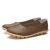 Fashion Flats For Women Comfortable Genuine Leather Flat Shoes Woman Slipony Loafers Ballet Shoes Female Moccasins Big Size 35-44