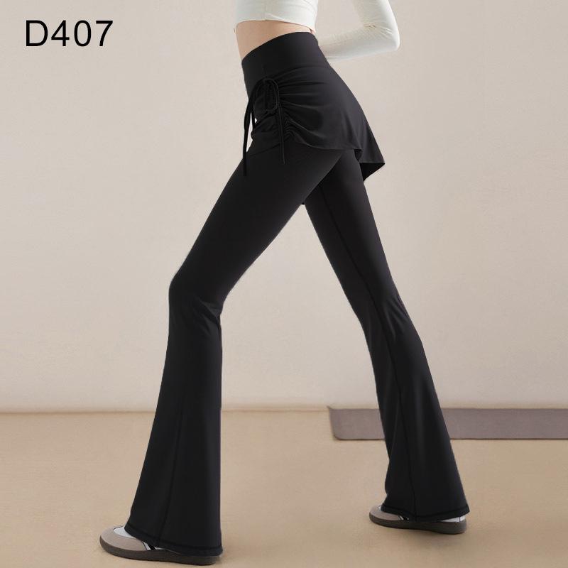 Plus Size Velvet Micro-Flare High Waist Yoga Pants for Women - Slimming Autumn/Winter Outerwear
