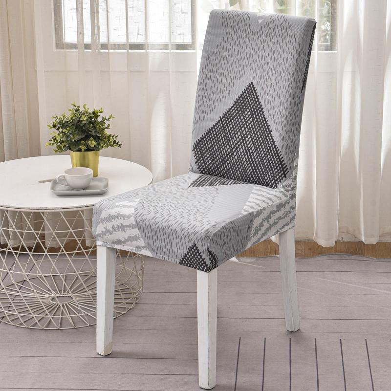 New Colors Chair Covers Floral Modern Slipcover For Dinning Room Wedding Stretch Elastic Furniture Protector