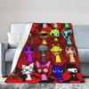 Sprunki Game Blanket Fleece Vineria Oren Raddy UltraSoft Throw Blankets for Airplane Travel Bedspread