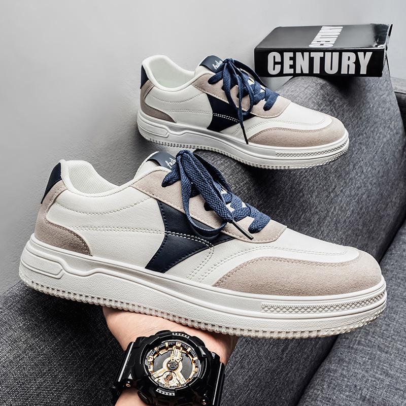 

Men s shoes new 2025 summer leisure sports Korean version trend versatile niche soft sole men s low-top board shoes 44
