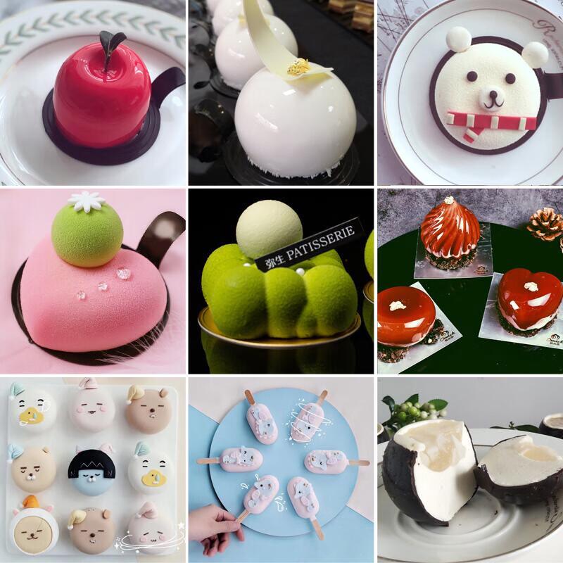Qun Rong 15-Cavity Heart Silicone Mousse Mold
