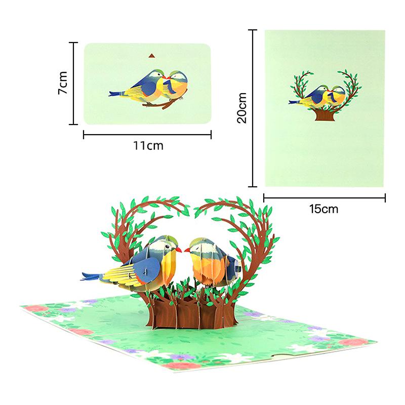 

Любовная открытка 3D всплывающая поздравительная открытка Свадьба День рождения Юбилей Для пар Жене Мужу Ручная работа Подарок на День святого Валентина